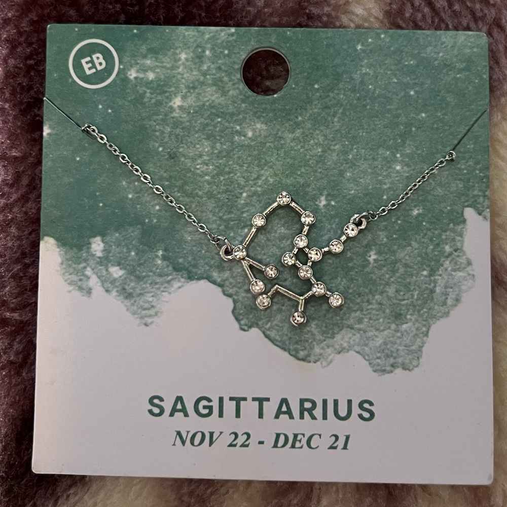 Never worn Sagittarius necklace